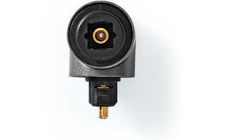 Adaptador de Audio Óptico de Nedis® - TosLink Macho - TosLink Hembra - Ángulo de 90° - Aluminio 