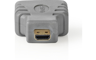 Adaptador HDMI - Micro Conector HDMI a HDMI Hembra - Gris - Bandridge BVP130