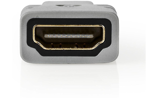 Adaptador HDMI - Micro Conector HDMI a HDMI Hembra - Gris - Bandridge BVP130