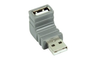 Adaptador USB 2.0 en ángulo de 90° - Bandridge BCP465