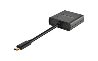 Adaptador USB-C Macho - VGA Hembra Negro - Sitecom CN-361