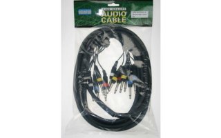 Imagenes de Stereocore 4 / 8 canales 4 x Jack stereo a 8 x Jack 3m