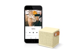 Altavoz Bluetooth Rockbox CubeFabric Edition Buttercup Fresh'N Rebel