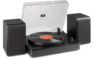 Audizio RP330 Record Player HQ Black with speakers