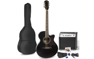 Audizio ShowKit Electric Acoustic Guitar Pack Black
