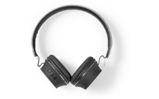 Auriculares Bluetooth de Tela - De Diadema - 18 Horas de Reproducción - Gris / Negro