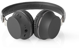Auriculares Bluetooth de Tela - De Diadema - 18 Horas de Reproducción - Gris / Negro