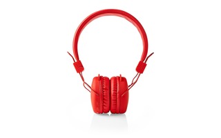 Auriculares Inalámbricos - Bluetooth® - De diadema - Plegable - Rojo - Nedis HPBT1100RD