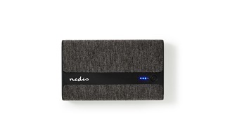 Batería Portátil de Tela - 10 000 mAh - 2x USB-A de 2 A (máx.) - Negro - Nedis FSPB10100BK