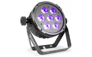 BeamZ BT280 Foco PAR plano LED 7x10W 6-en-1 RGBAW-UV