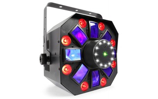 BeamZ MultiAcis IV LED con laser y strobe