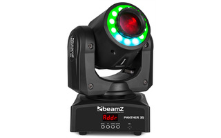 Beamz Panther 35 Led Spot Moving Head with LED Ring