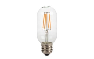 Bombilla LED - Modelo Retro con filamentos LED - T45 - 4 W - E27 - Color blanco cálido intenso