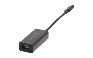Cable adaptador de USB 3.1 C macho a RJ45 hembra de 0,15 m, - König KNC64950E02