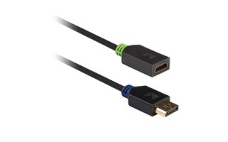 Cable adaptador DisplayPort - HDMI™ de DisplayPort macho a entrada HDMI™ de 0,20 m en gris