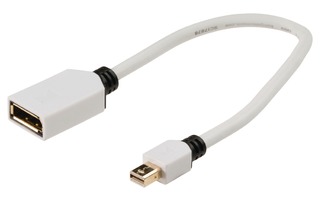 Cable adaptador Mini DisplayPort de mini DisplayPort macho a DisplayPort hembra de 0,20 m