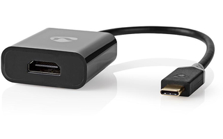 Cable Adaptador USB-C™ - USB-C™ Macho - HDMI™ Hembra - 0,2 m - Antracita - Nedis CCBP64651AT02