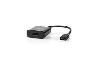 Cable Adaptador USB-C™ - USB-C™ Macho - HDMI™ Hembra - 0,2 m - Antracita - Nedis CCBW64651AT02