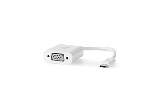 Cable Adaptador USB-C™ - USB-C™ Macho - VGA Hembra - 0,2 m - Blanco - Nedis CCGB64851WT02