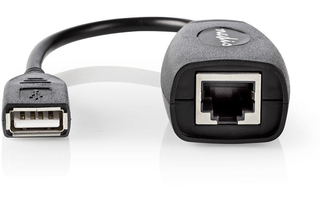 Cable Alargador Activo USB 2.0 - A Macho - A Hembra - 50 m - Negro - Nedis CCGP60EXTBK500