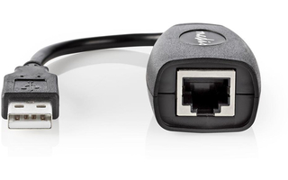 Cable Alargador Activo USB 2.0 - A Macho - A Hembra - 50 m - Negro - Nedis CCGP60EXTBK500