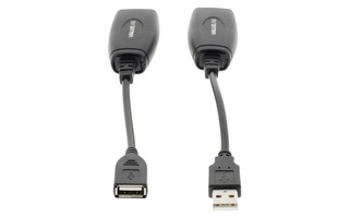 Cable alargador USB 2.0 activo por UTP en color negro - Valueline VLCRP6050