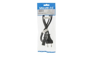 Cable de Alimentación Europeo Recto Macho - IEC-320-C7 de 1,00 m Negro - Valueline VLEP11040B10