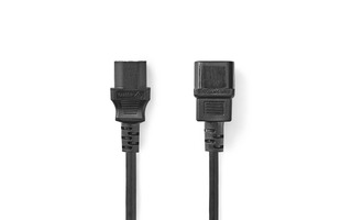 Cable de alimentación - IEC-320-C14 - IEC-320-C13 - 5,0 m - Negro - Nedis CEGP10500BK50