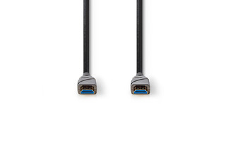 Cable de Alta Velocidad HDMI™ con Ethernet - AOC - Conector HDMI™ a Conector HDMI™ - 150 m - Gri