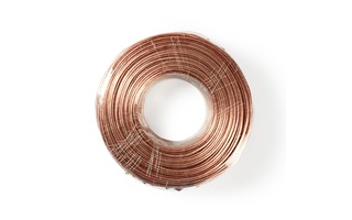 MANAX® cable del altavoz 2 x 1,50 mm² 100 m transparente bobina 