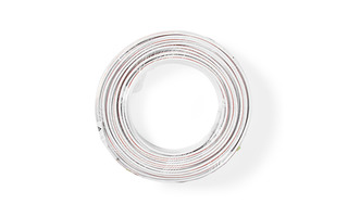 Cable de Altavoz - 2x 1,50 mm2 - 25,0 m - Brida - Blanco - Nedis CAGW1500WT250