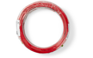 Zwilling Litz toolcity Cable de Altavoz 2 x 1,50 mm² Box Cable/Cable de Audio 10 m Rojo/Negro 