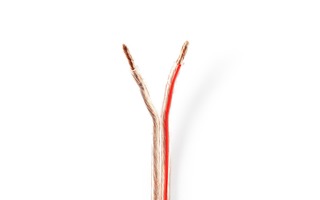 Cable de Altavoz - 2x 4,00 mm2 - 15,0 m - Brida - Transparente - Nedis CAGW4000TR150