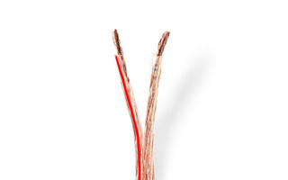 Cable de Altavoz - 2x 6,00 mm2 - 15,0 m - Carrete - Libre Oxigeno - Nedis CABR6000TR150