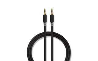 Cable de Audio Estéreo - Macho de 3,5 mm - Macho de 3,5 mm - 10 m - Antracita - Nedis CABW22000A