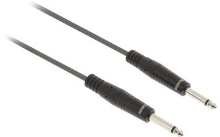 Cable de Audio Mono Macho de 6,35 mm - Macho de 6,35 mm de 5,0 m Gris Oscuro