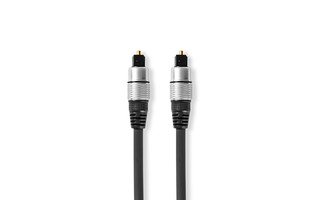Cable de Audio Óptico - Macho TosLink Macho - Macho TosLink - 10,0 m - Gris Antracita