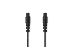 Cable de Audio Óptico - TosLink Macho - TosLink Macho - 3,0 m - Negro - Nedis CAGB25000BK30