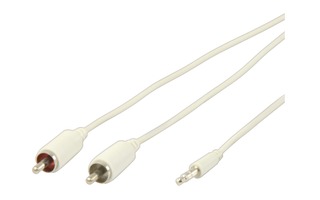 Cable de audio RCA a 3.5mm - Valueline VLMP22200W1.00