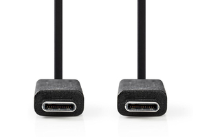 Cable de Carga y Sincronización (1.ª Generación) - USB-C™ Macho - USB-C™ Macho - 2,0 m - Negro -