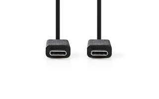 Cable de Carga y Sincronización (2.ª Generación) - USB-C™ Macho - USB-C™ Macho - 1,0 m - Negro -