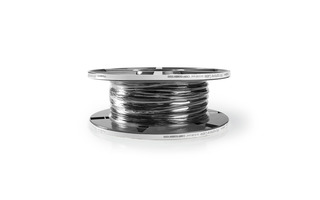 Cable de Micrófono - 2x 0.08 mm² - Cobre - 100.0 m - Redondo - PVC - Negro - Carrete - Nedis CAB