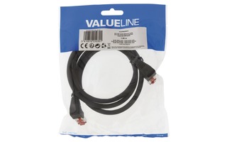 Cable de red CAT6 SF/UTP RJ45 (8P8C) Macho - RJ45 (8P8C) Macho de 1,00 m - Valueline VLCP85225B1