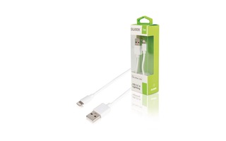 Cable de Sincronización y Carga Apple Lightning - USB A Macho 1 m Blanco - Sweex SWMB39301W10