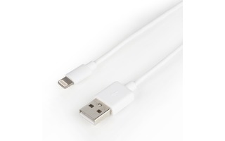 Cable de Sincronización y Carga Apple Lightning - USB A Macho 1 m Blanco - Sweex SWMB39301W10