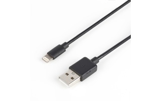 Cable de Sincronización y Carga Apple Lightning - USB A Macho 1 m Negro - Sweex SWMB39301B10