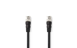 Imagenes de Cable de Vídeo BNC - BNC Macho - BNC Macho - 3,0 m - Negro - Nedis CVGP01000BK30