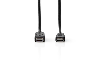 Cable DisplayPort - HDMI™ - DisplayPort Macho - Conector HDMI™- 2,0 m - Negro - Nedis CCGT37100B
