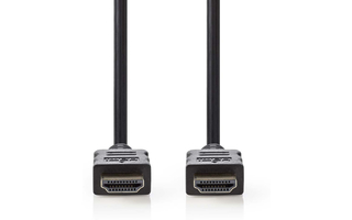 Cable HDMI de Alta Velocidad con Ethernet - Conector HDMI - Conector HDMI - 0,25 m - Negro - 