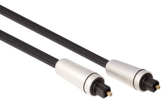 Cable óptico - conector Toslink macho a conector Toslink macho / profesional - 5.0 m